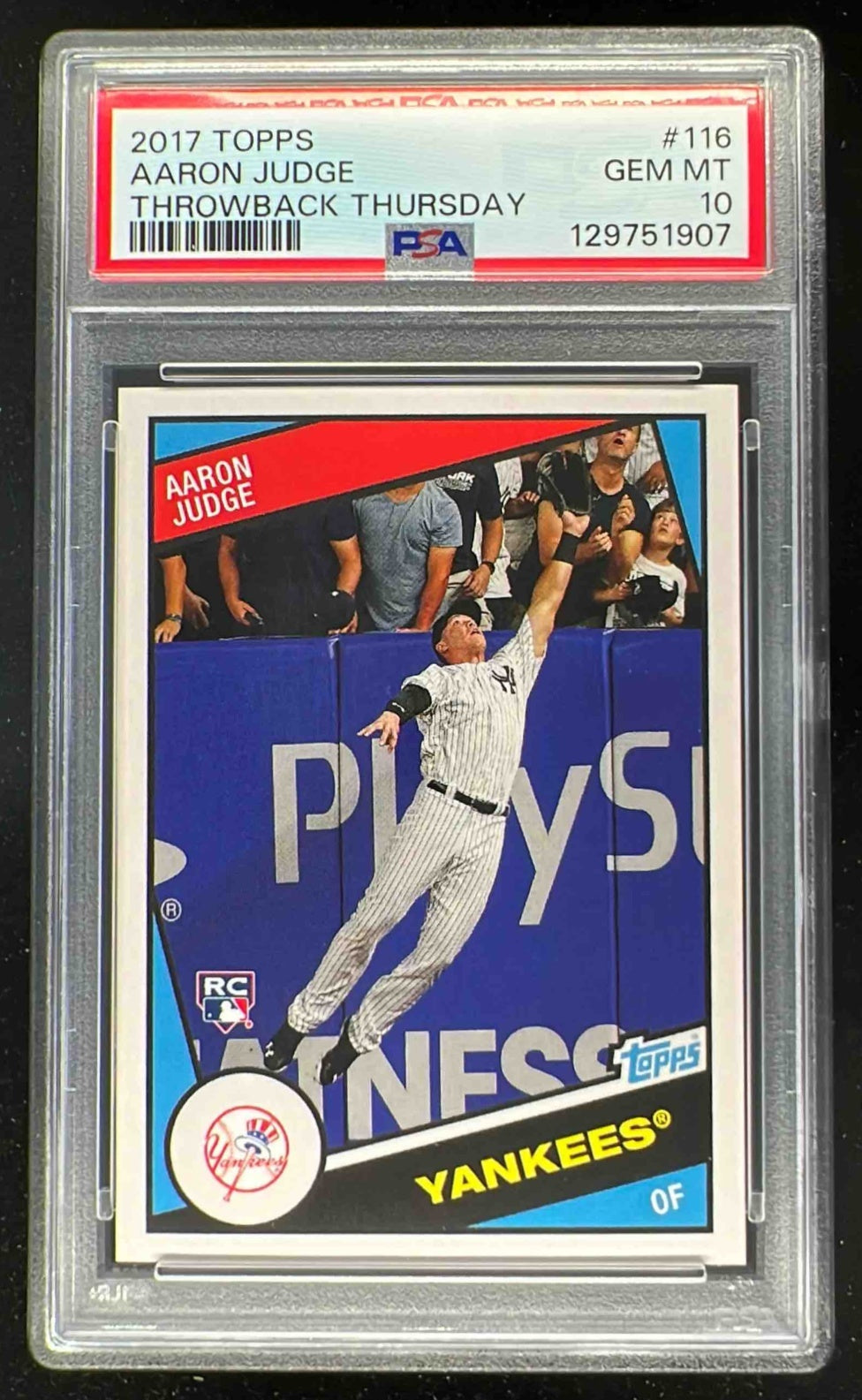 2018 Donruss Whammy! Aaron Judge #W4 PSA 10 GEM MINT on Fanatics