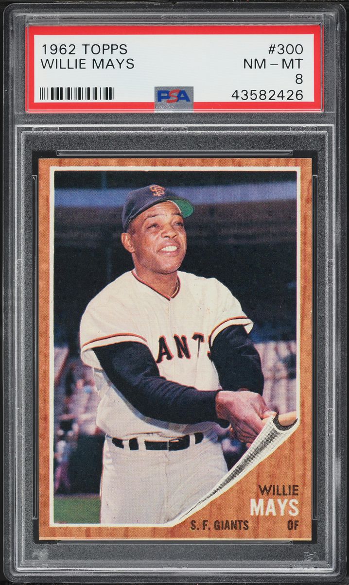 1962 Topps Willie Mays #300 PSA 8 NM-MT