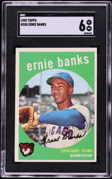 1959 Topps Ernie Banks #350 SGC 6 EXMT