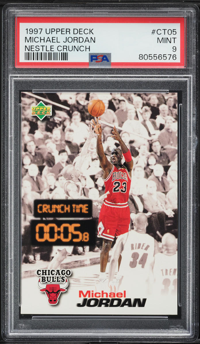1997 Upper Deck Nestle Crunch Michael Jordan #CT05 PSA 9 MINT
