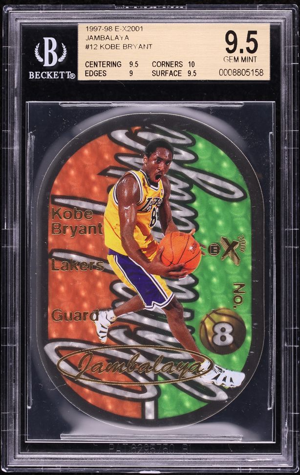 Kabaya ガイソード Kobe Bryant 1997 Skybox E-X2001 #12JB Jambalaya Price Guide