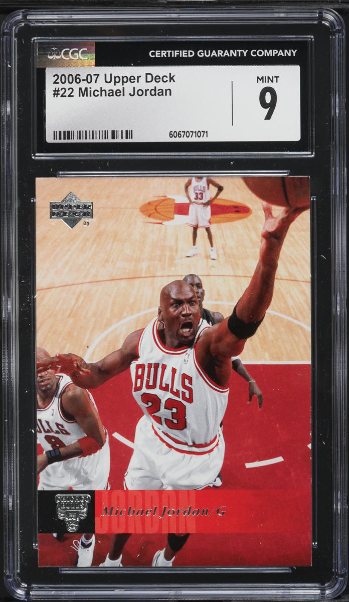 2006 Upper Deck Basketball Michael Jordan #22 CGC 9 MINT
