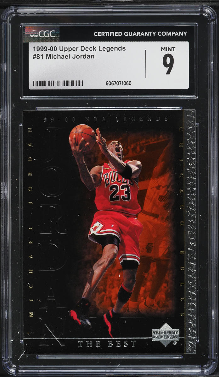 1999 Upper Deck Legends Michael Jordan #81 CGC 9 MINT