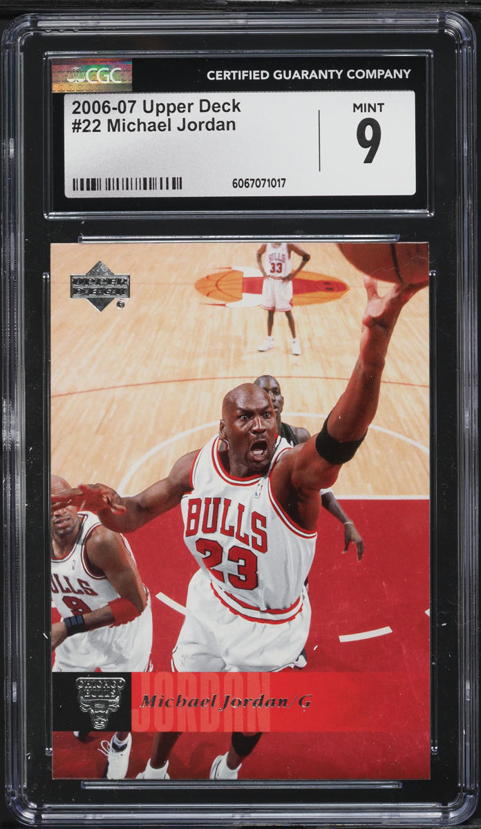 2006 Upper Deck Basketball Michael Jordan #22 CGC 9 MINT