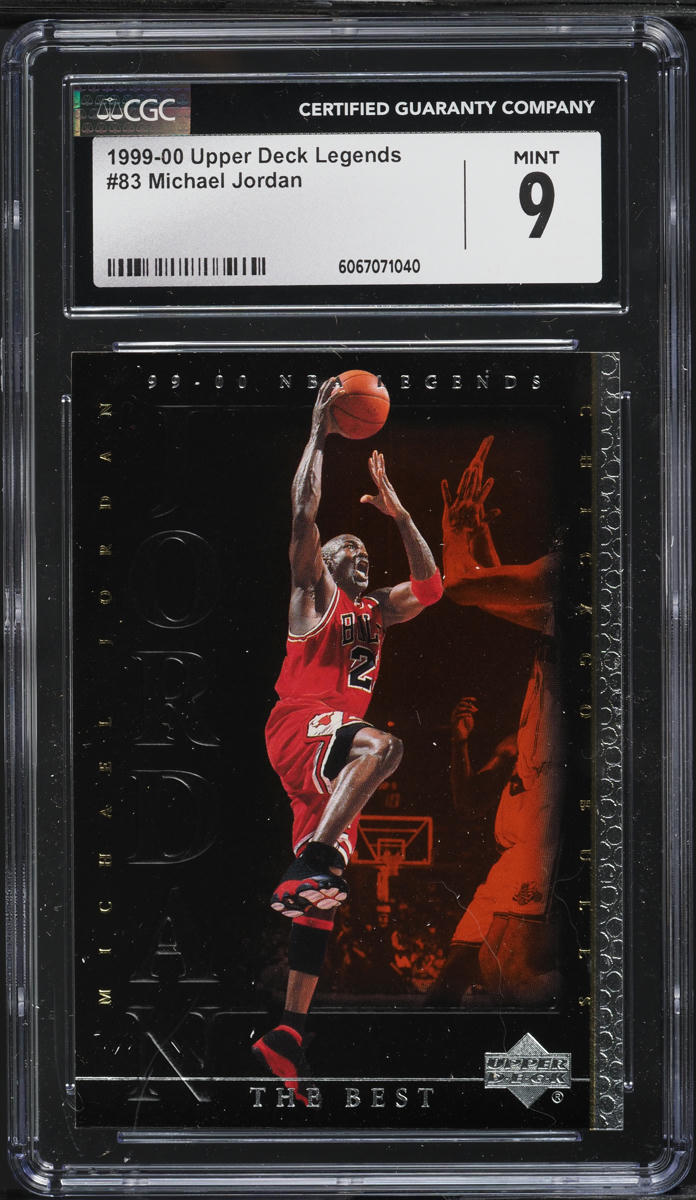 1999 Upper Deck Legends Michael Jordan #83 CGC 9 MINT