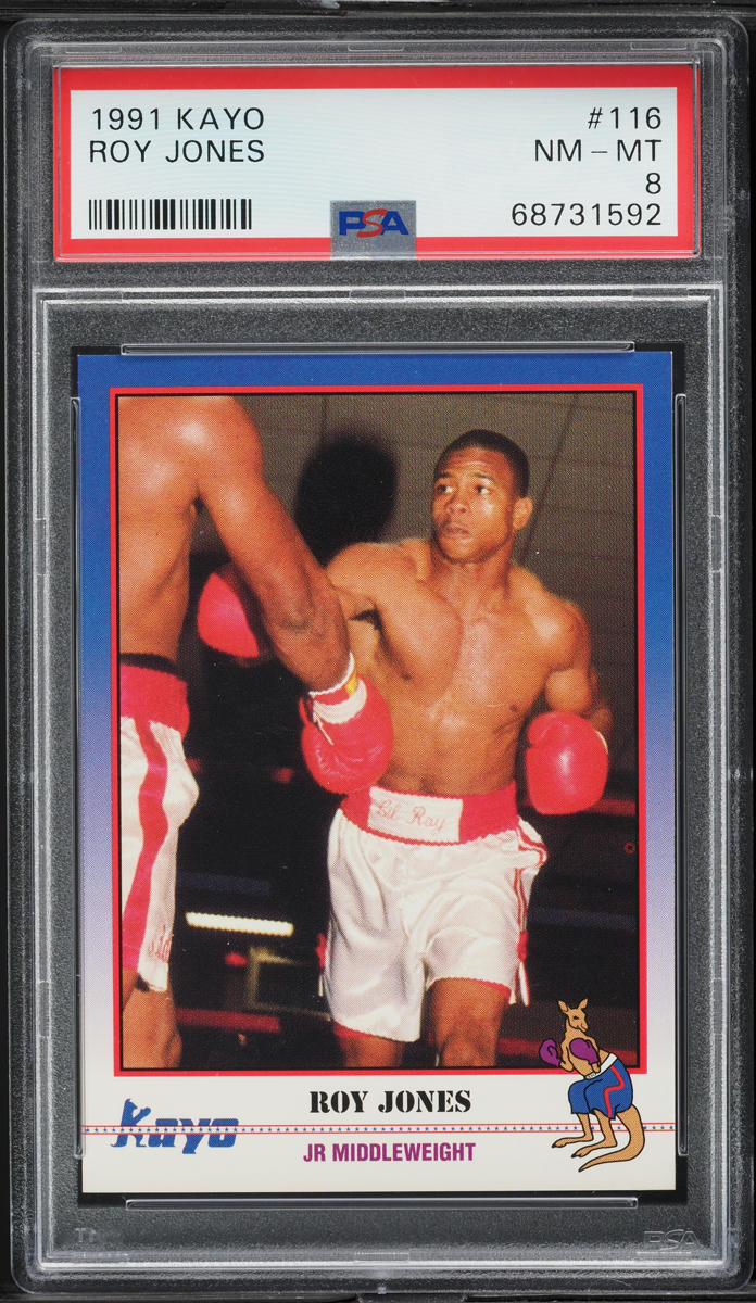 1991 Kayo Boxing Roy Jones ROOKIE #116 PSA 8 NM-MT