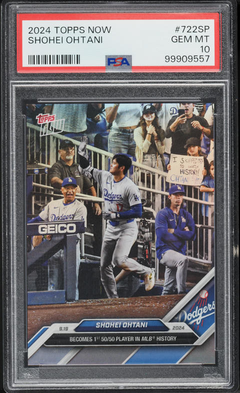 2024 Topps Heavy Lumber Shohei Ohtani #HL-9 PSA 10 GEM MINT on
