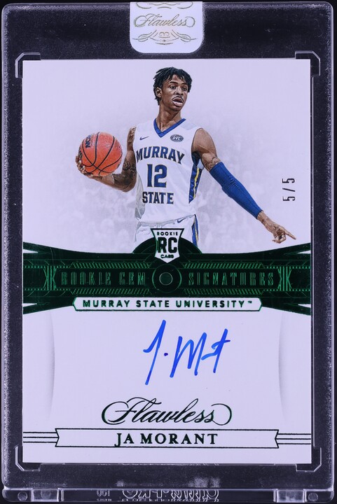 2019 Panini Contenders Draft Ticket Diamond Ja Morant ROOKIE AUTO