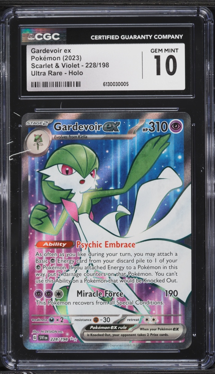 2023 Pokemon Scarlet & Violet Full Art Gardevoir EX #228 CGC 10 GEM MINT