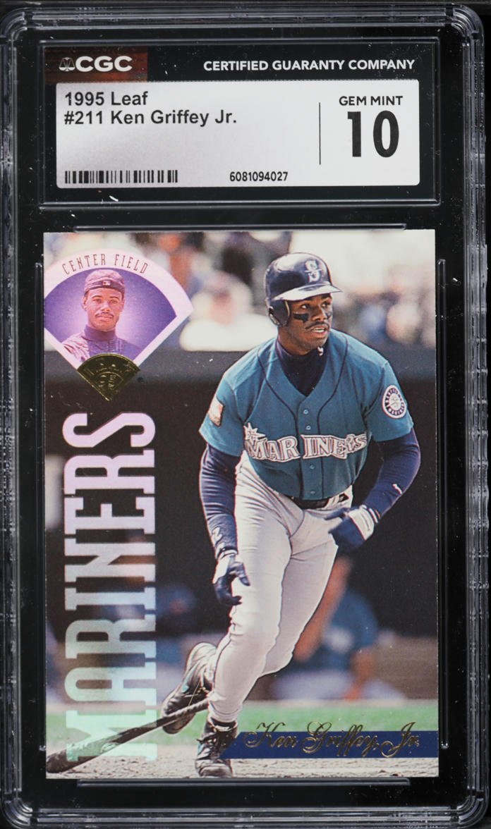 1995 Leaf Ken Griffey Jr. #211 CGC 10 GEM MINT