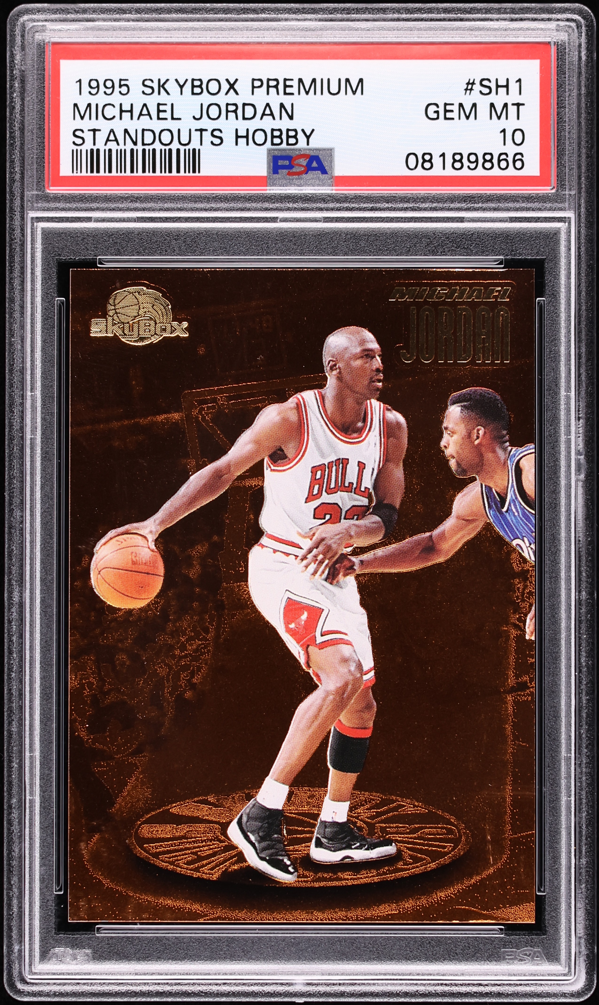 1995 Skybox Premium Standouts Hobby Michael Jordan #SH1 PSA