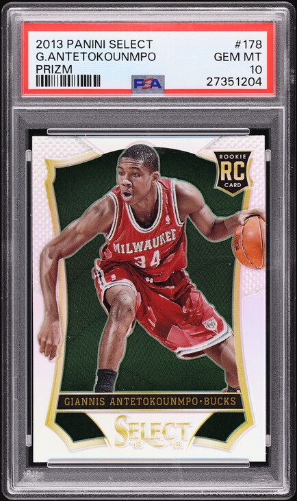 その他 2013 Fleer Retro Giannis Antetokounmpo 2013-14 Fleer Retro GIANNIS ANTETOKOUNMPO Rookie Auto PSA 10! MBA