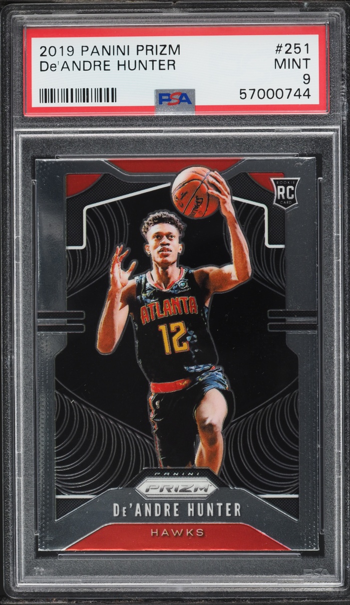 2019 Panini Prizm De'Andre Hunter ROOKIE #251 PSA 9 MINT