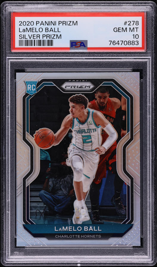 2020 Panini Mosaic Blue Chips LaMelo Ball ROOKIE #9 PSA 10 GEM