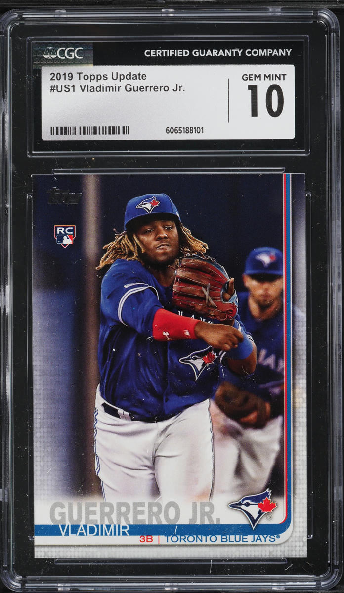 2019 Topps Update Vladimir Guerrero Jr. ROOKIE #US1 CGC 10 GEM MINT