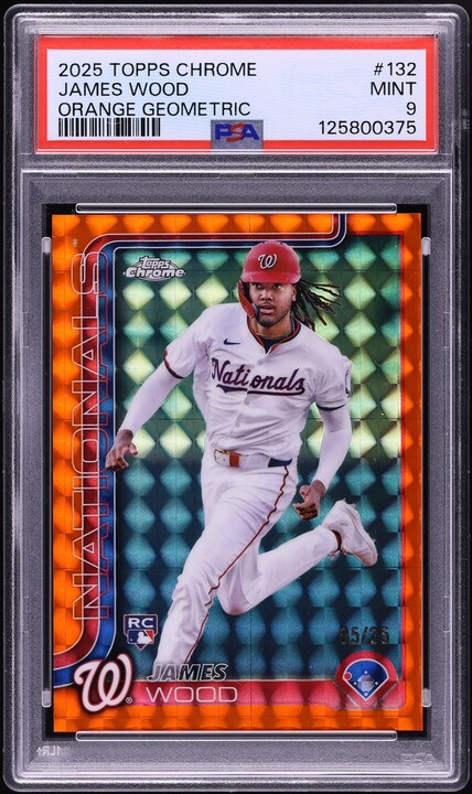 2025 Topps All Kings James Wood ROOKIE #AK-12 CGC AUTH on