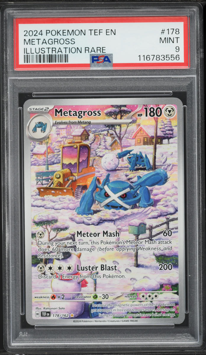 2024 Pokemon Scarlet & Violet Temporal Forces IR Metagross #178 PSA 9 MINT