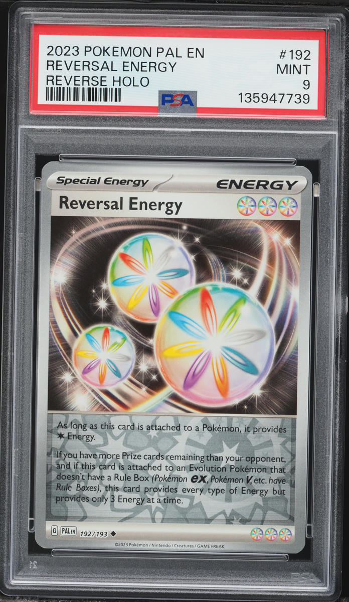 2023 Pokemon Scarlet & Violet Paldea Evolved Reverse Holo Reversal Energy #192 PSA 9 MINT