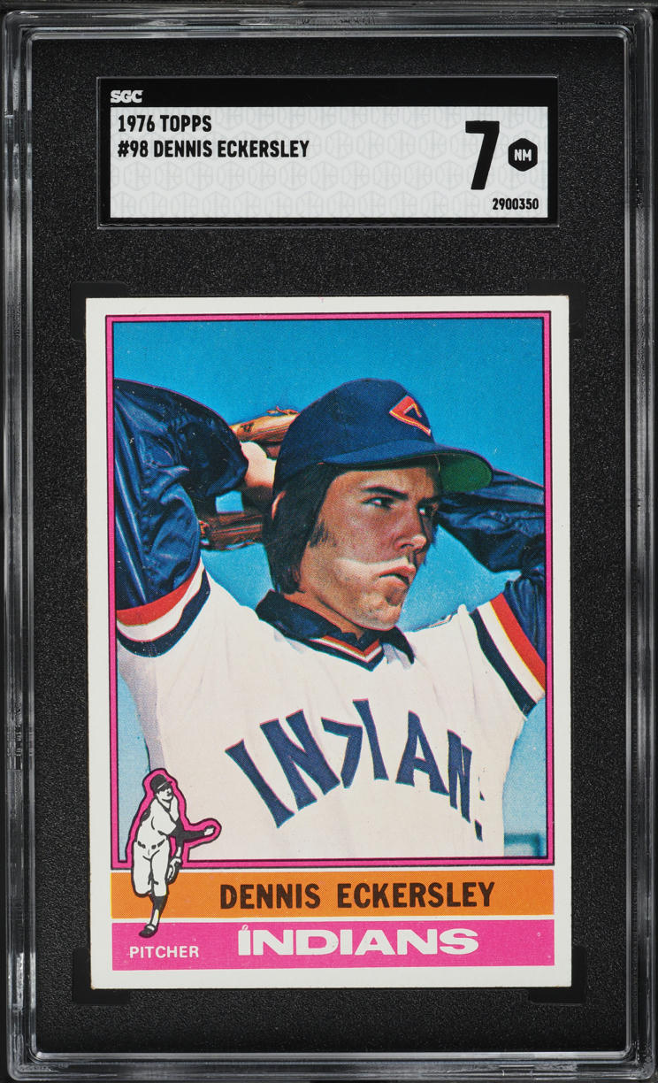1976 Topps Dennis Eckersley ROOKIE #98 SGC 7 NRMT