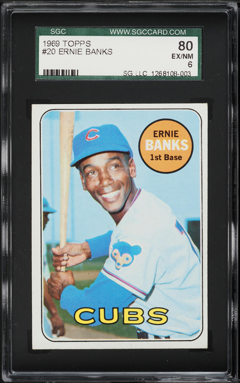 1969 Topps Ernie Banks #20 SGC 6 EXMT