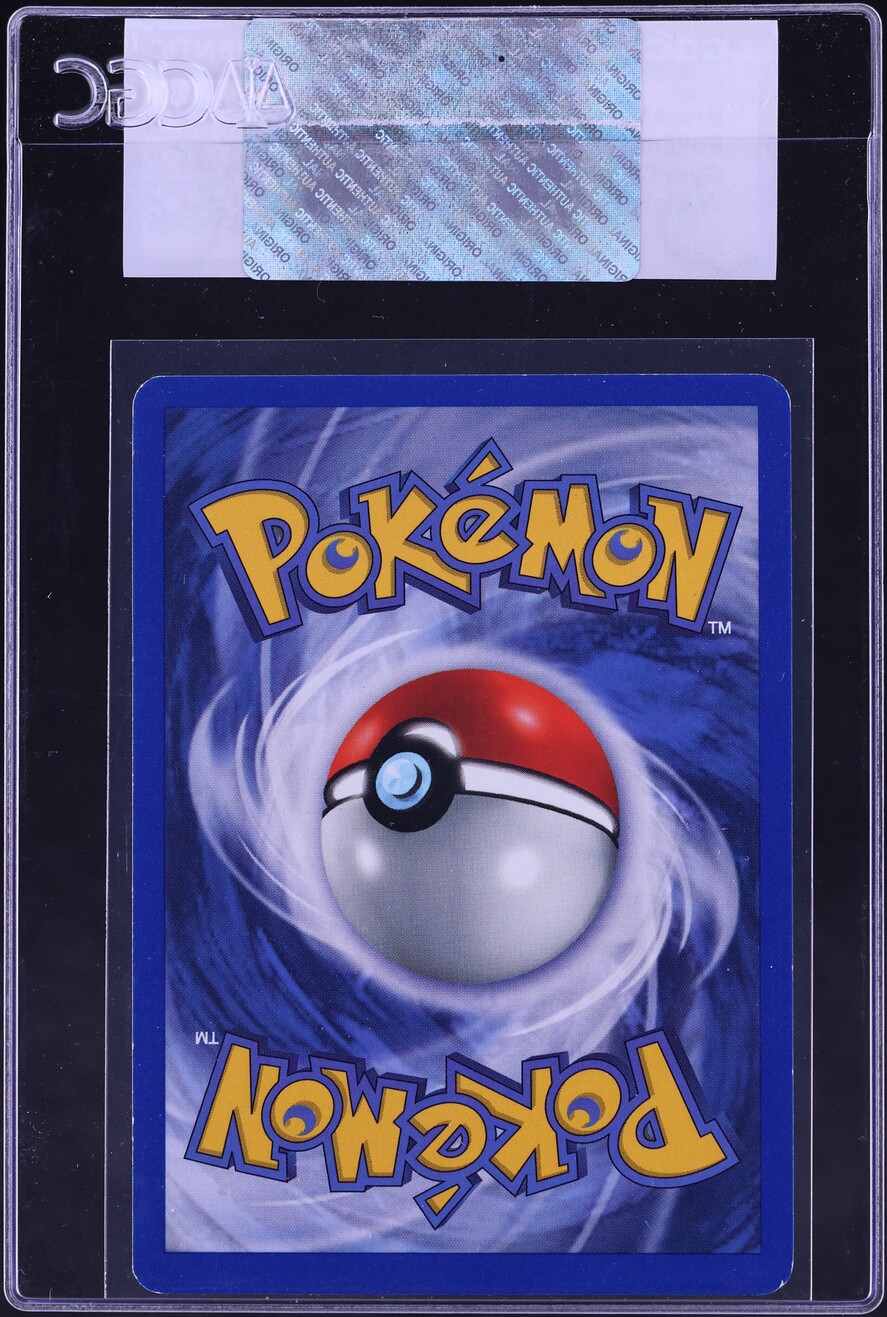 2000 Pokemon Gym Challenge Top Deck Magazine W Stamp Brock's Vulpix #37 CGC AUTH