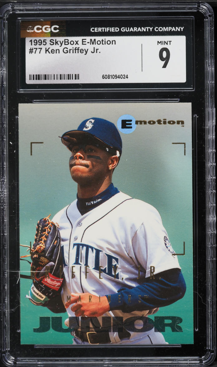 1995 Skybox E-Motion Ken Griffey Jr. #77 CGC 9 MINT