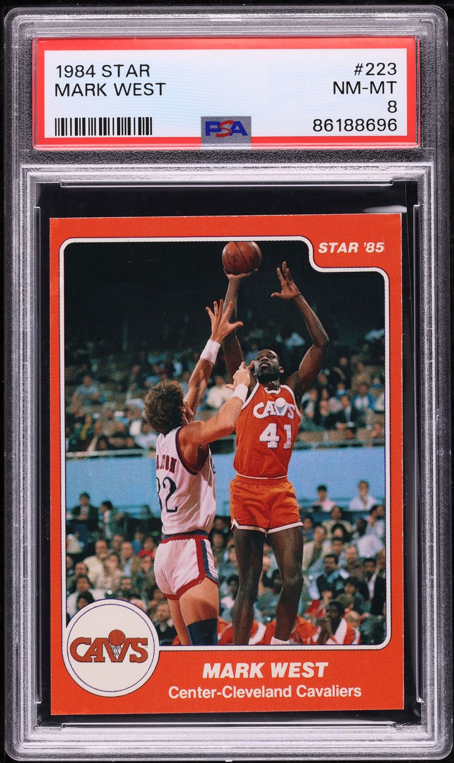 1984 Star Basketball Mark West #223 PSA 8 NM-MT