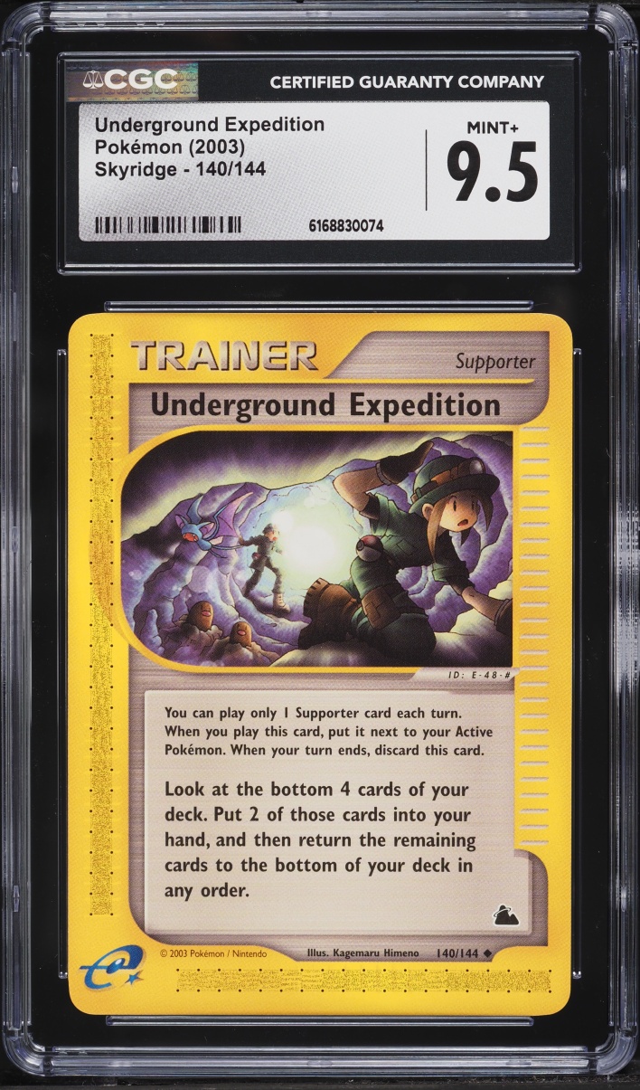 2003 Pokemon Skyridge Underground Expedition #140 CGC 9.5 MINT+