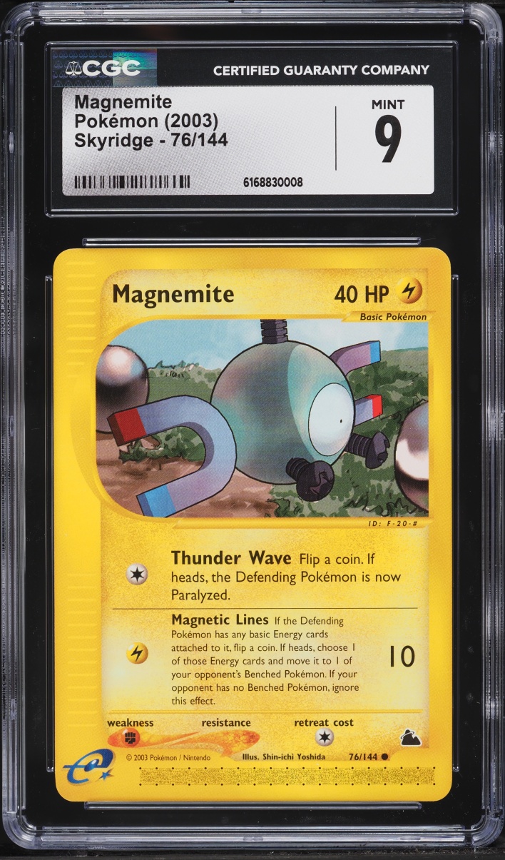2003 Pokemon Skyridge Magnemite #76 CGC 9 MINT