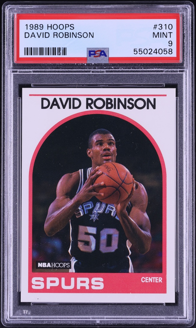 1989 Hoops David Robinson ROOKIE #310 PSA 9 MINT