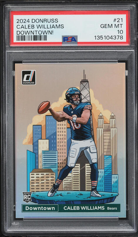 2024 Panini Prizm Caleb Williams ROOKIE #301 PSA 10 GEM MINT on