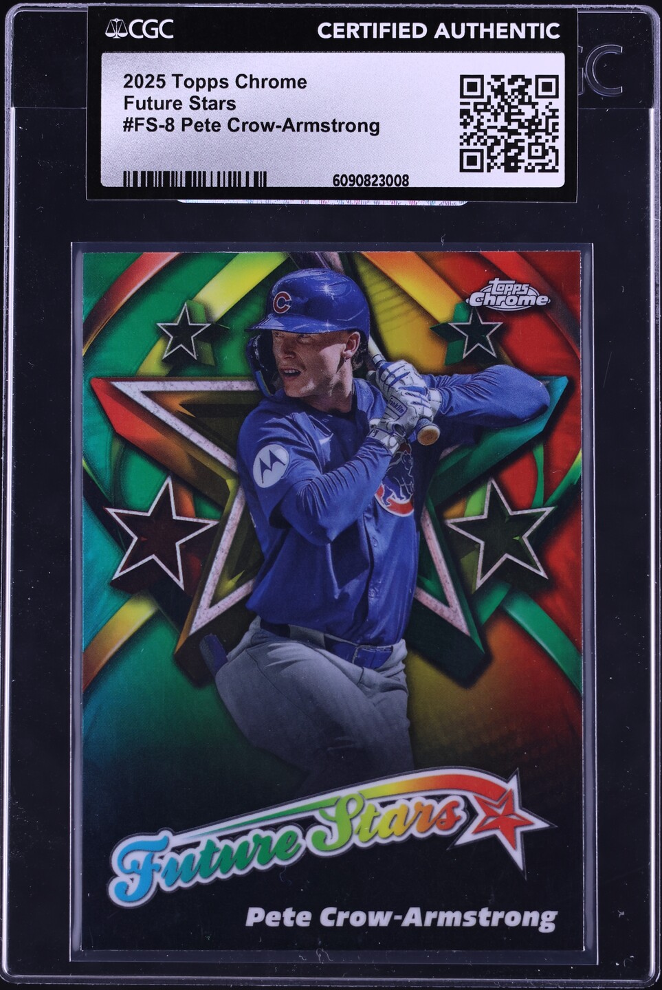 2025 Topps Chrome Future Stars Pete Crow-Armstrong #FS-8 CGC AUTH