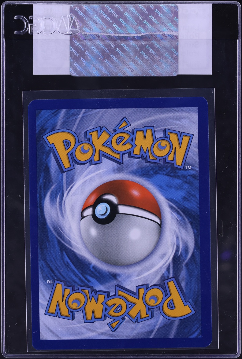 2017 Pokemon Sun & Moon Holo Lapras GX #35 CGC AUTH