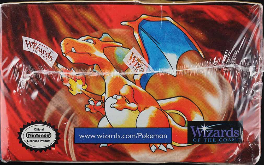 1999 Pokemon Base Set Factory Sealed Booster Box, Blue Wing Charizard Sealed