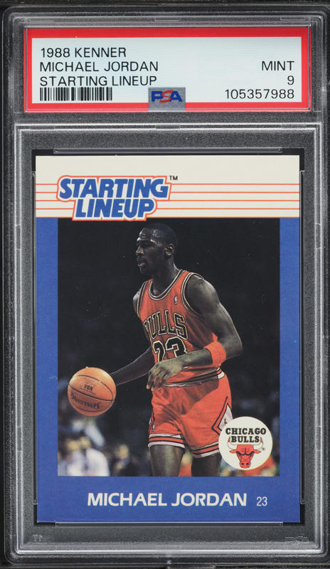 1988 Kenner Starting Lineup Michael Jordan AUTO #40 BGS 7