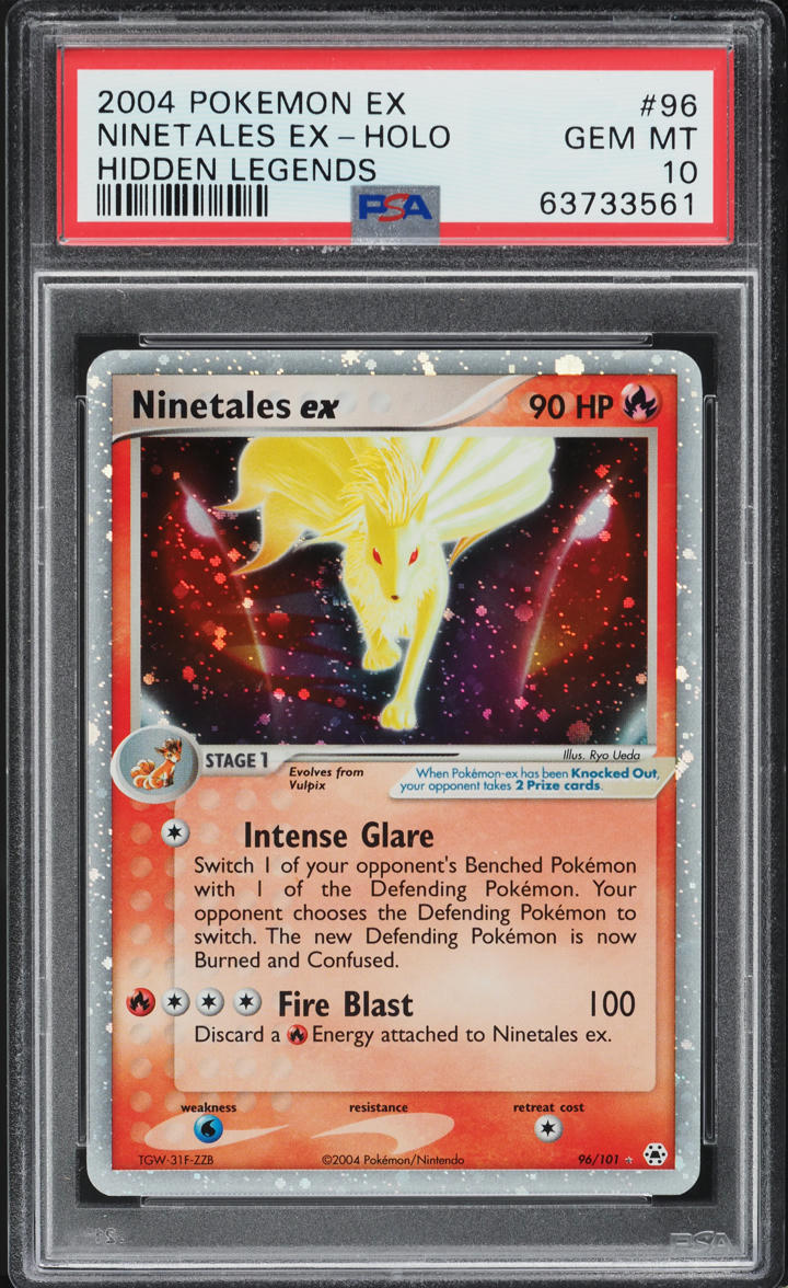 2004 Pokemon EX Hidden Legends Holo Ninetales ex #96 PSA 10 GEM MINT