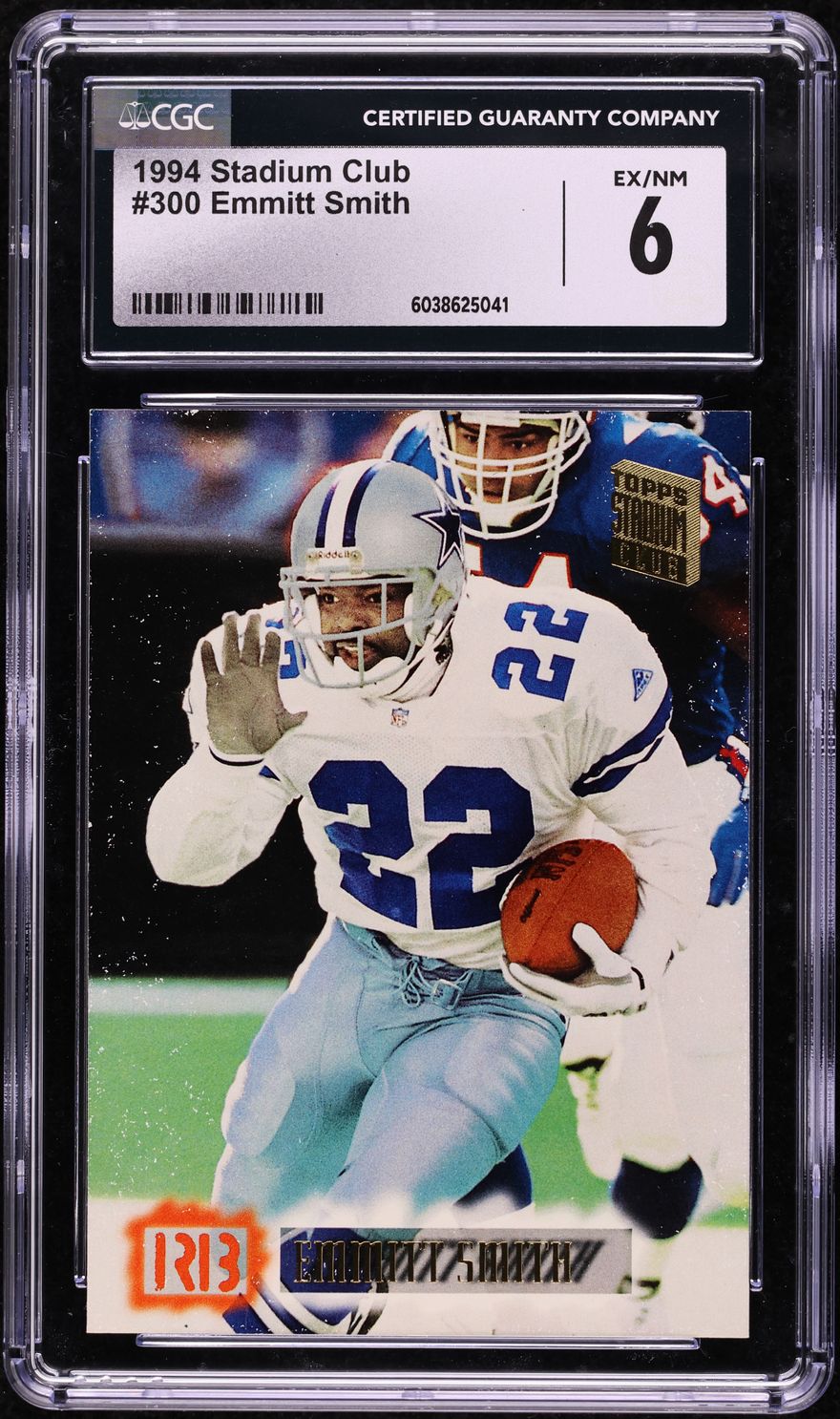 1994 Stadium Club Emmitt Smith #300 CGC 6 EXMT