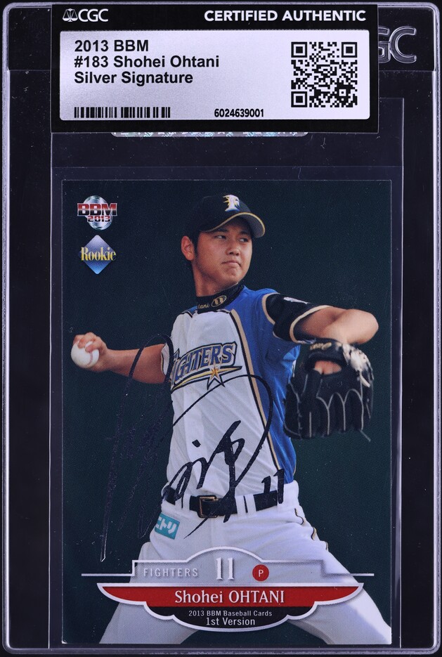 2014 BBM Classic Shohei Ohtani ROOKIE AUTO /10 #31 PSA 7 NRMT on