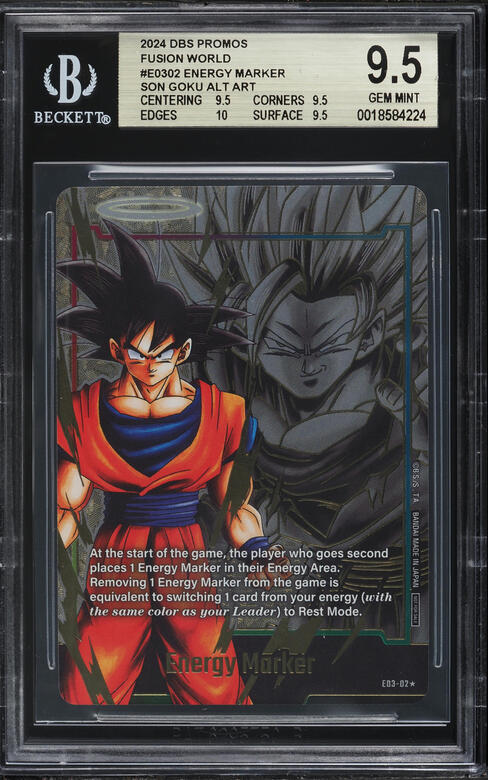 2025 Dragon Ball S Fusion World Promos Energy Marker Gogeta #E21