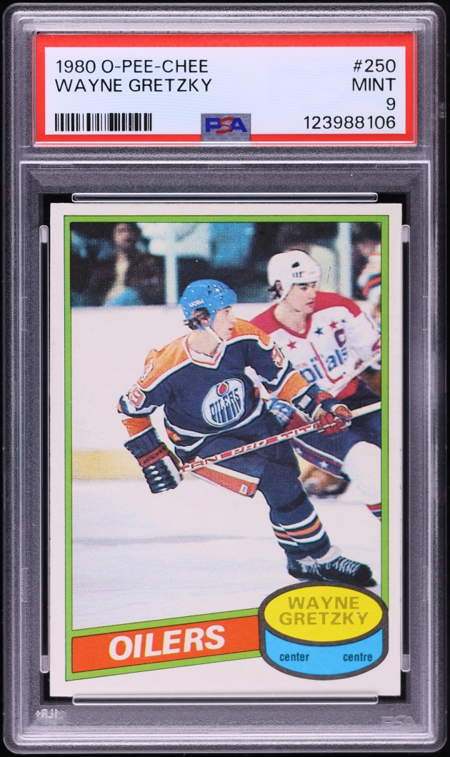 1980 O-Pee-Chee Hockey Wayne Gretzky #250 PSA 9 MINT