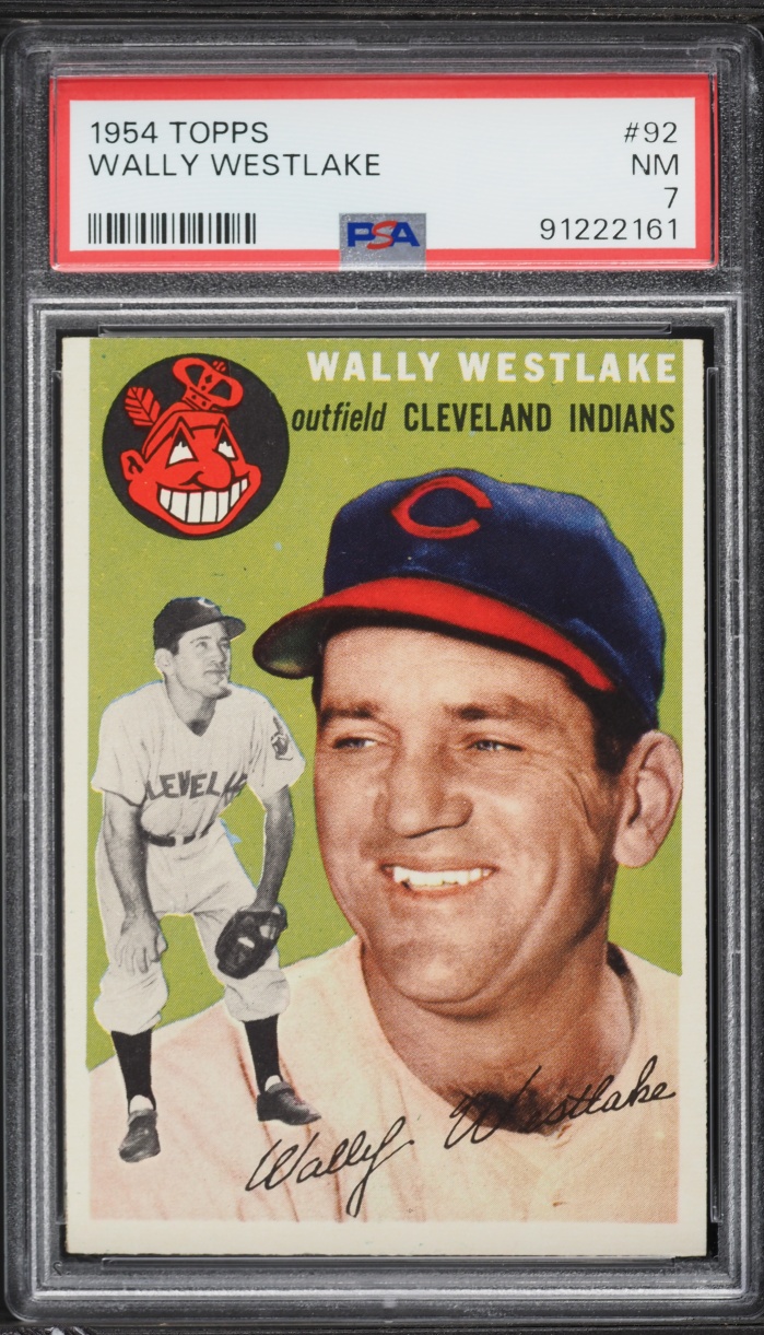 1954 Topps Wally Westlake #92 PSA 7 NRMT