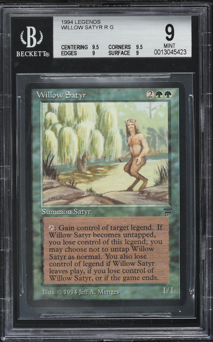 1994 Magic The Gathering MTG Legends Willow Satyr BGS 9 MINT on ...