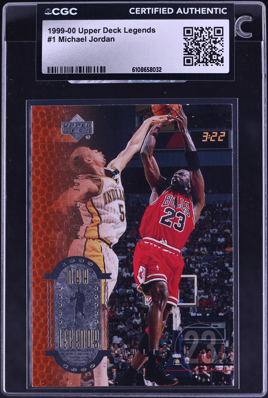 1999 Upper Deck Legends Michael Jordan #1 CGC AUTH
