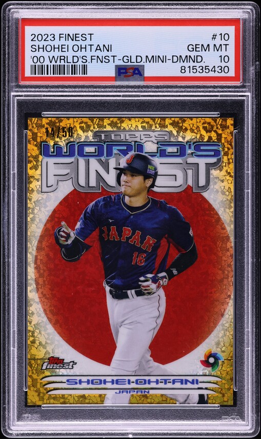 2018 Bowman High Tek Red Orbit Diffractor Shohei Ohtani