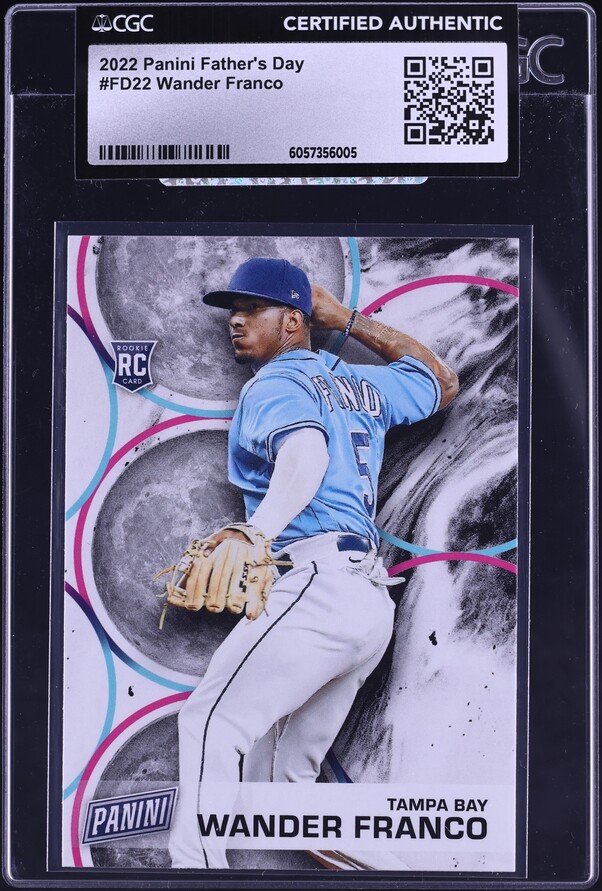 2019 Bowman Chrome Wander Franco ROOKIE AUTO #CPAWF BGS 9.5 GEM