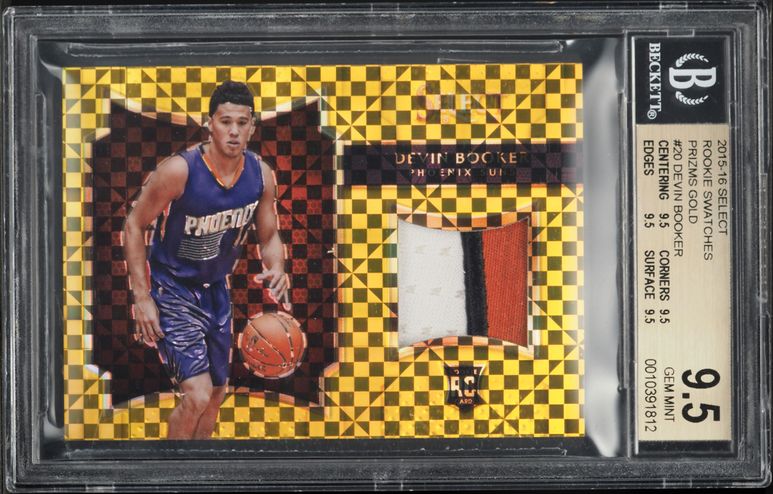 2015 Panini Prizm Devin Booker ROOKIE RC #308 PSA 10 GEM MINT on