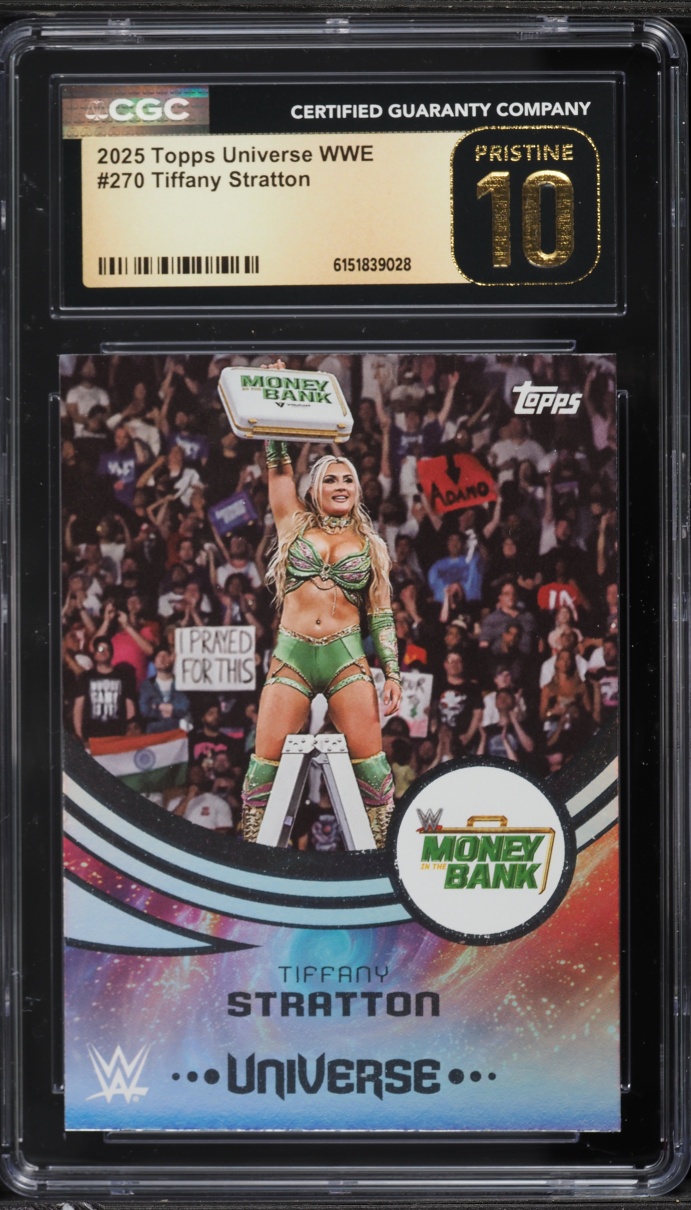 2025 Topps Universe WWE Tiffany Stratton #270 CGC 10 PRISTINE on ...