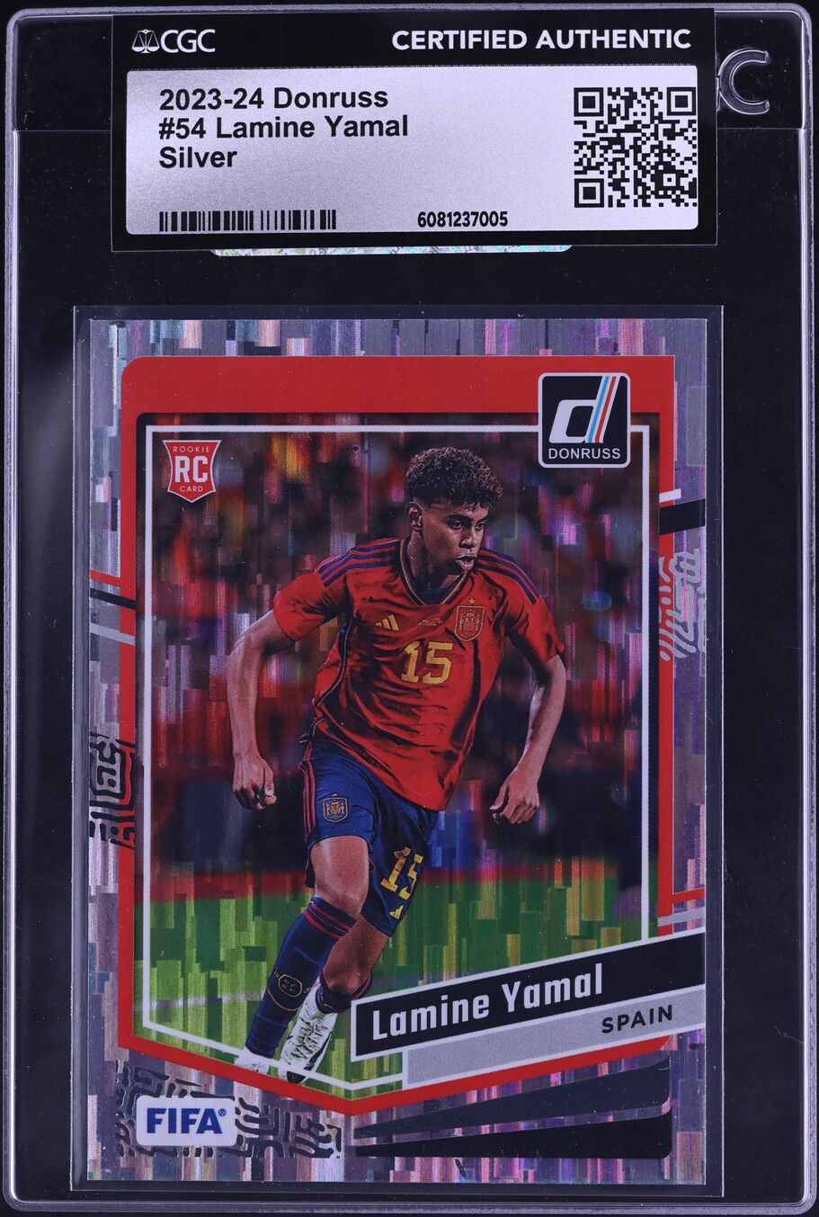 2023 Donruss Silver Lamine Yamal ROOKIE #54 CGC AUTH