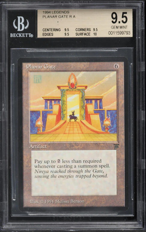 1994 Magic The Gathering MTG Antiquities Gate To Phyrexia CGC 8.5