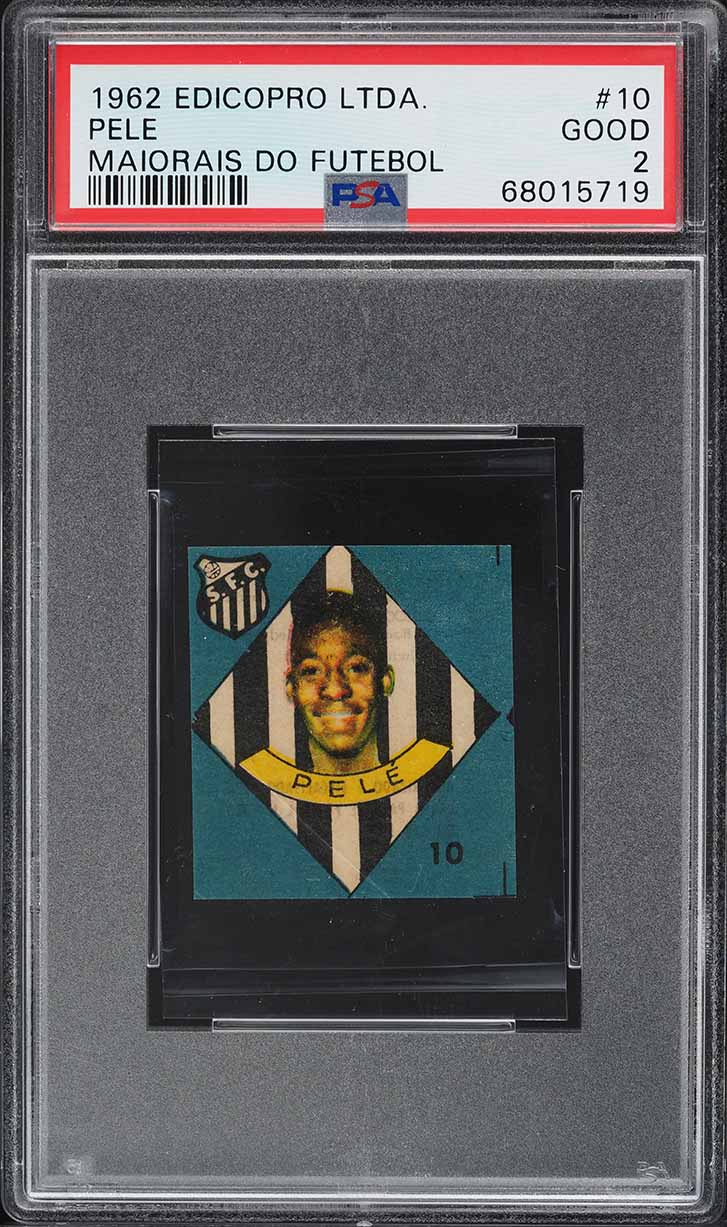 1962 Edicopro Ltda. Maiorais Do Futebol Pele #10 PSA 2 GD - Photo 1